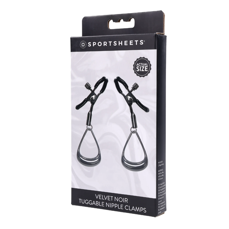 Velvet Noir - Tuggable Nipple Clamps