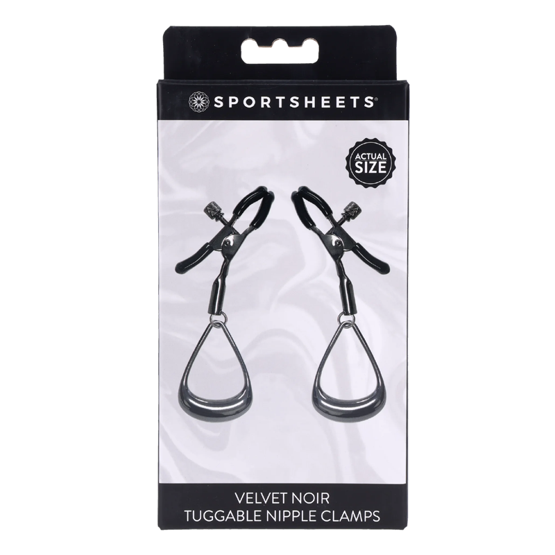 Velvet Noir - Tuggable Nipple Clamps