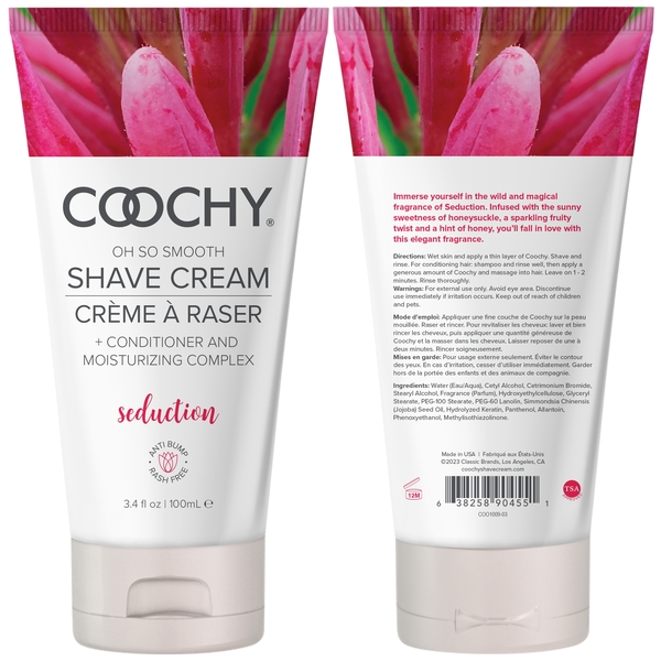 Coochy Shave Cream - Seduction 3.4oz