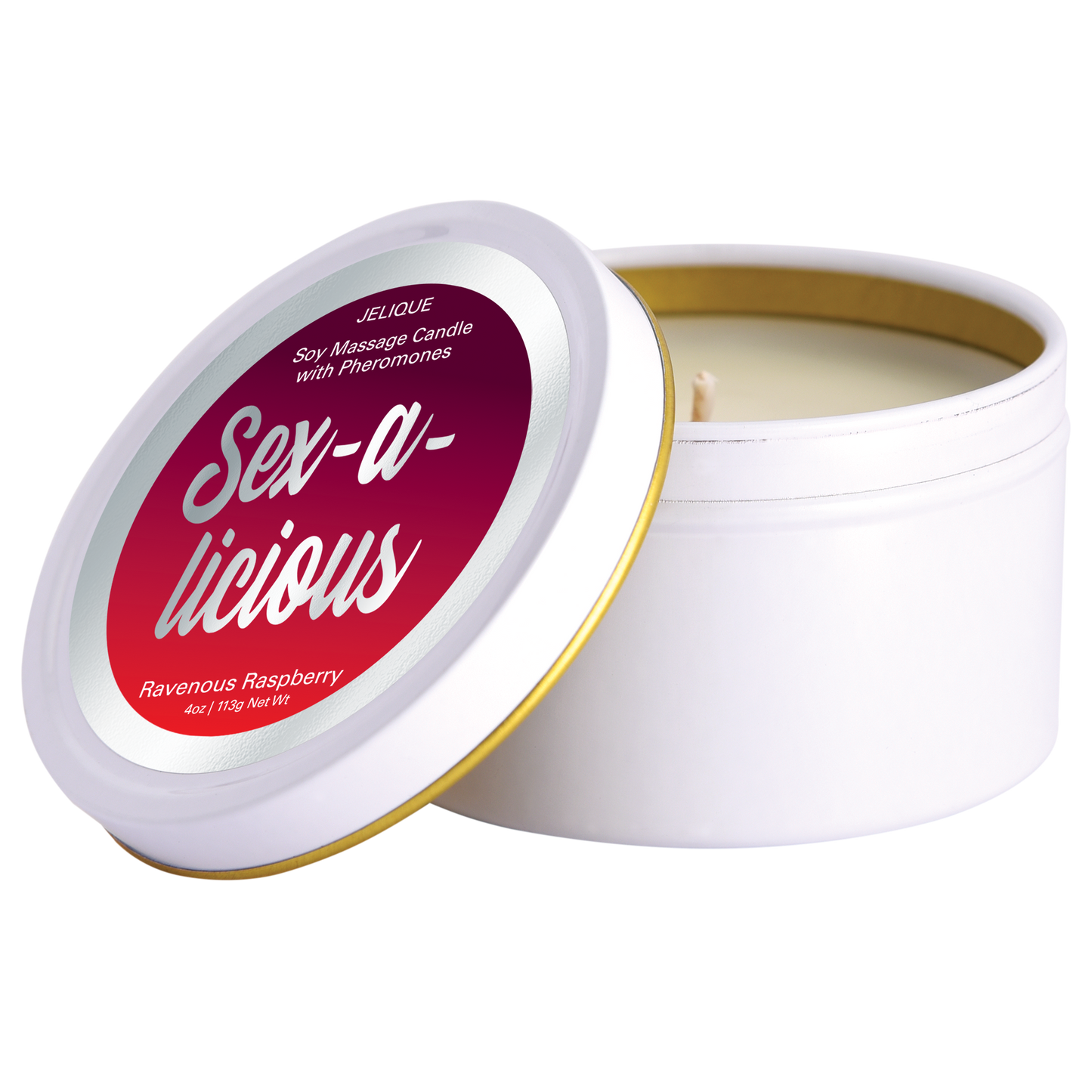 Pheromone Massage Candle Ravenous Raspberry - Sex-a-licious