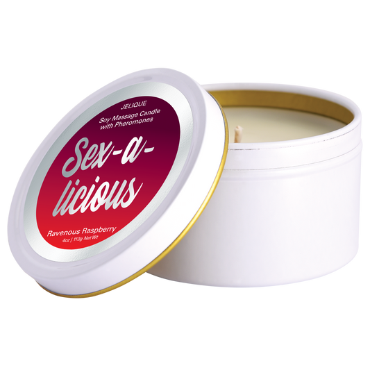 Pheromone Massage Candle Ravenous Raspberry - Sex-a-licious