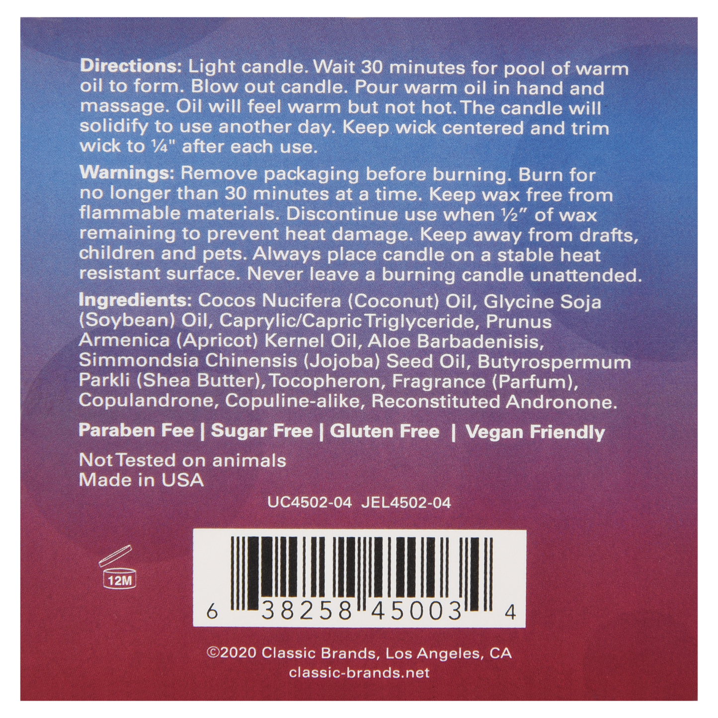 Pheromone Massage Candle Ravenous Raspberry - Sex-a-licious
