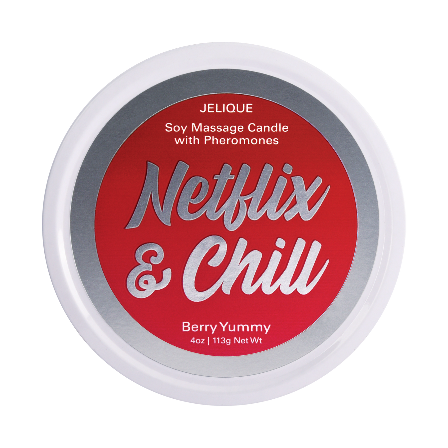 Pheromone Massage Candle Berry Yummy - Netflix & Chill