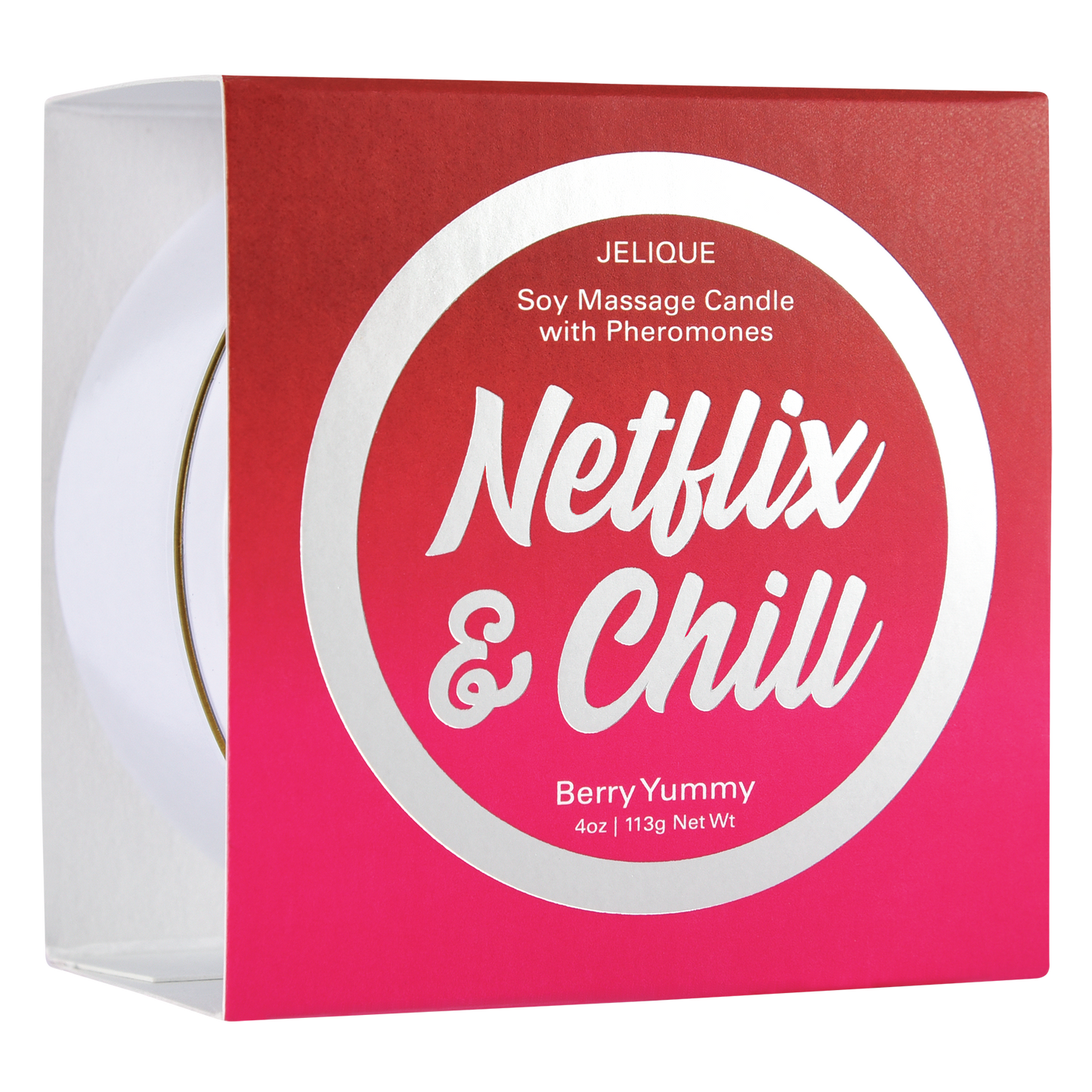 Pheromone Massage Candle Berry Yummy - Netflix & Chill