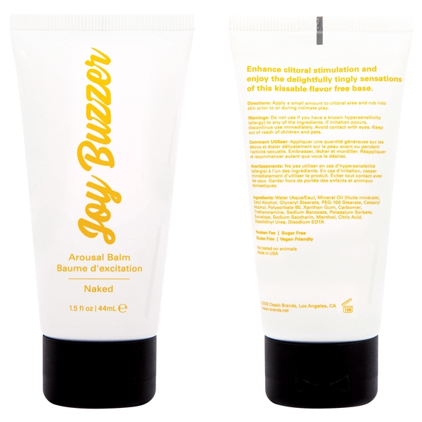 Joy Buzzer Arousal Balm - Naked (Unflavoured)