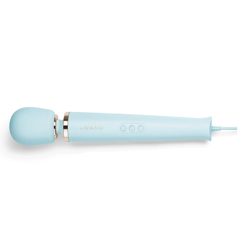 Le Wand Plug-In Vibrator Massager - Sky Blue