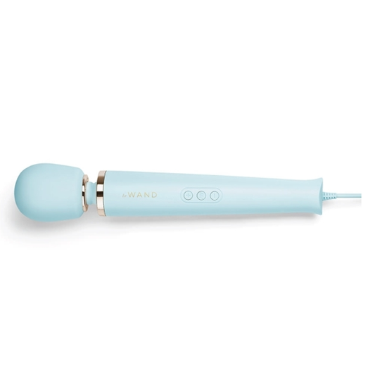 Le Wand Plug-In Vibrator Massager - Sky Blue