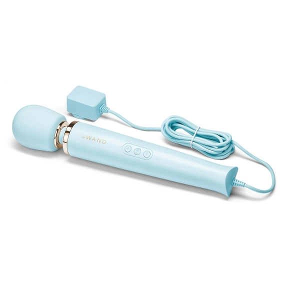 Le Wand Plug-In Vibrator Massager - Sky Blue