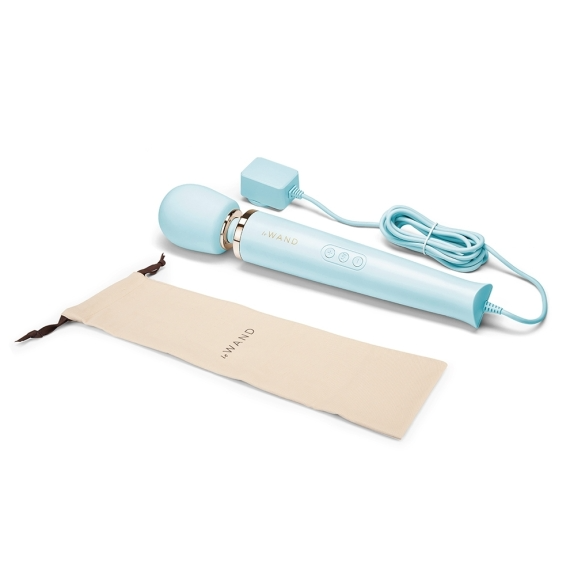 Le Wand Plug-In Vibrator Massager - Sky Blue