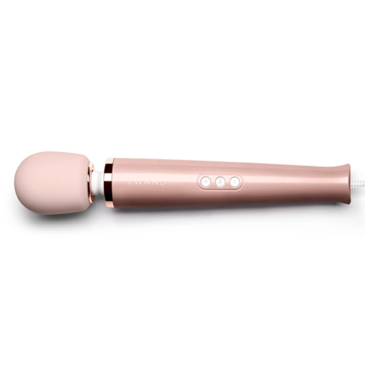 Le Wand Plug-In Vibrator Massager - Rose Gold