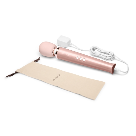 Le Wand Plug-In Vibrator Massager - Rose Gold