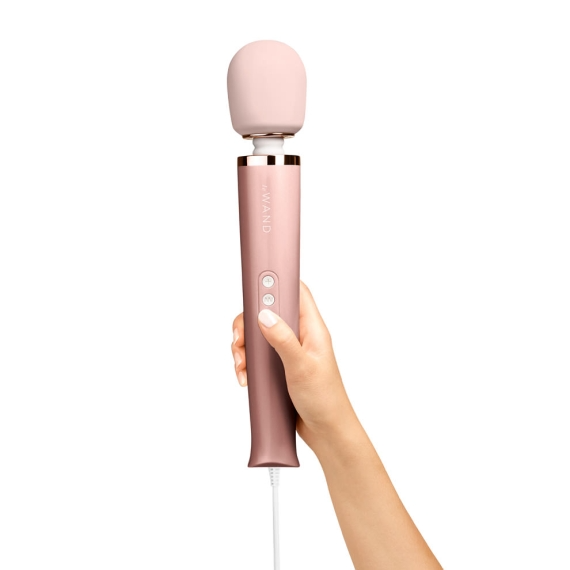 Le Wand Plug-In Vibrator Massager - Rose Gold