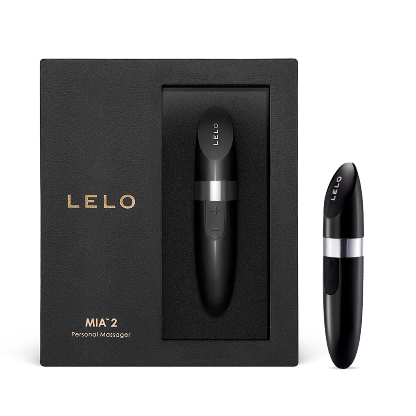 Mia 2 Lipstick Clitoral Vibrator - Black