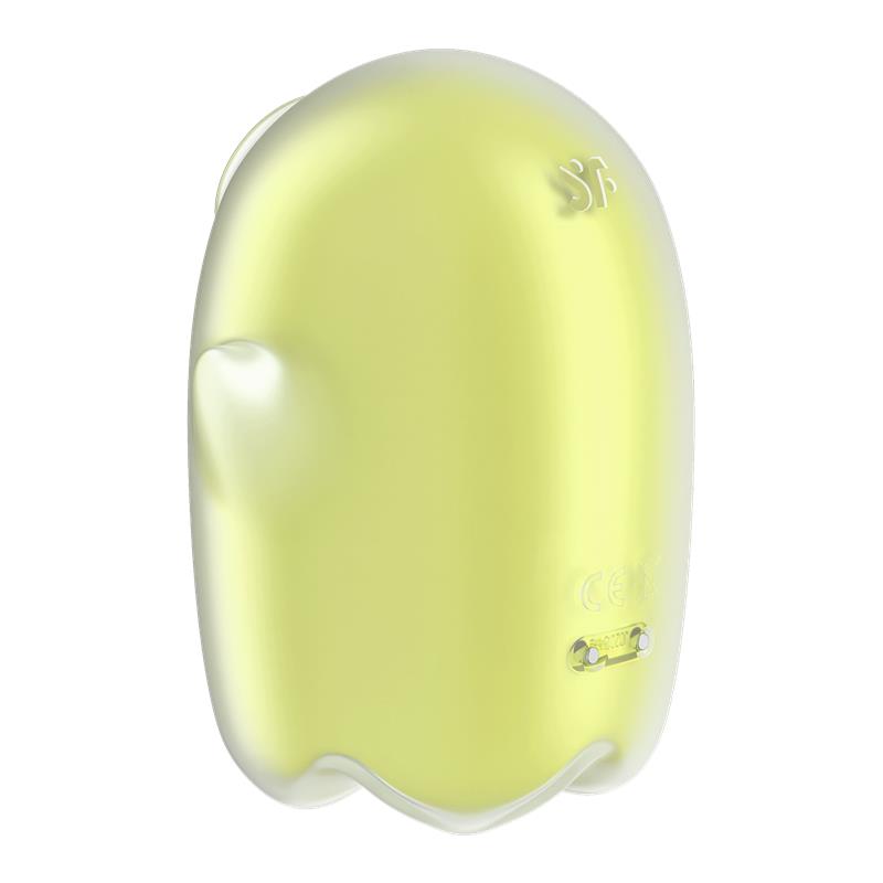 Glowing Ghost - Air Pulse Vibrator - Yellow