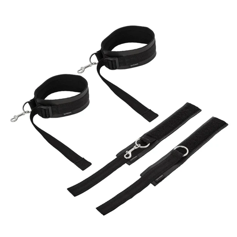 Thigh and Wrist Cuff Restraints Set