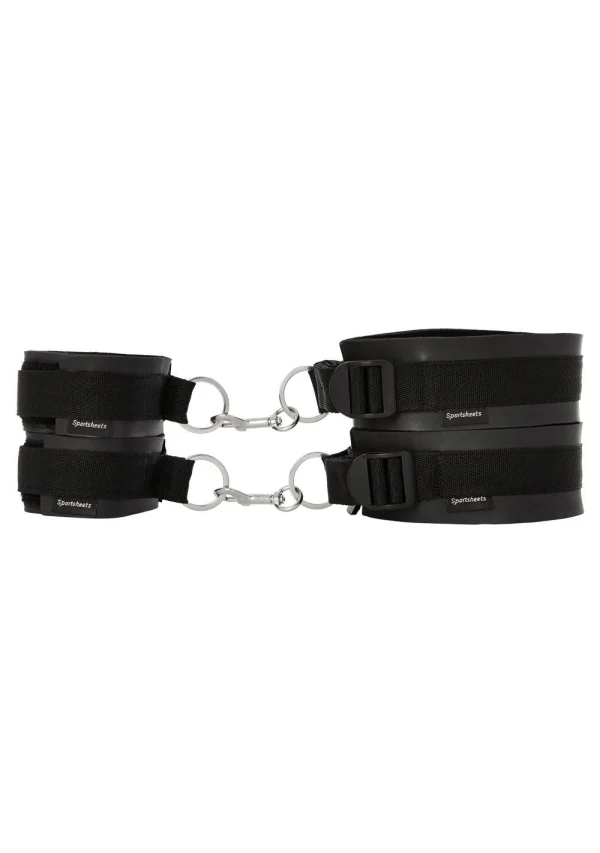 Thigh and Wrist Cuff Restraints Set
