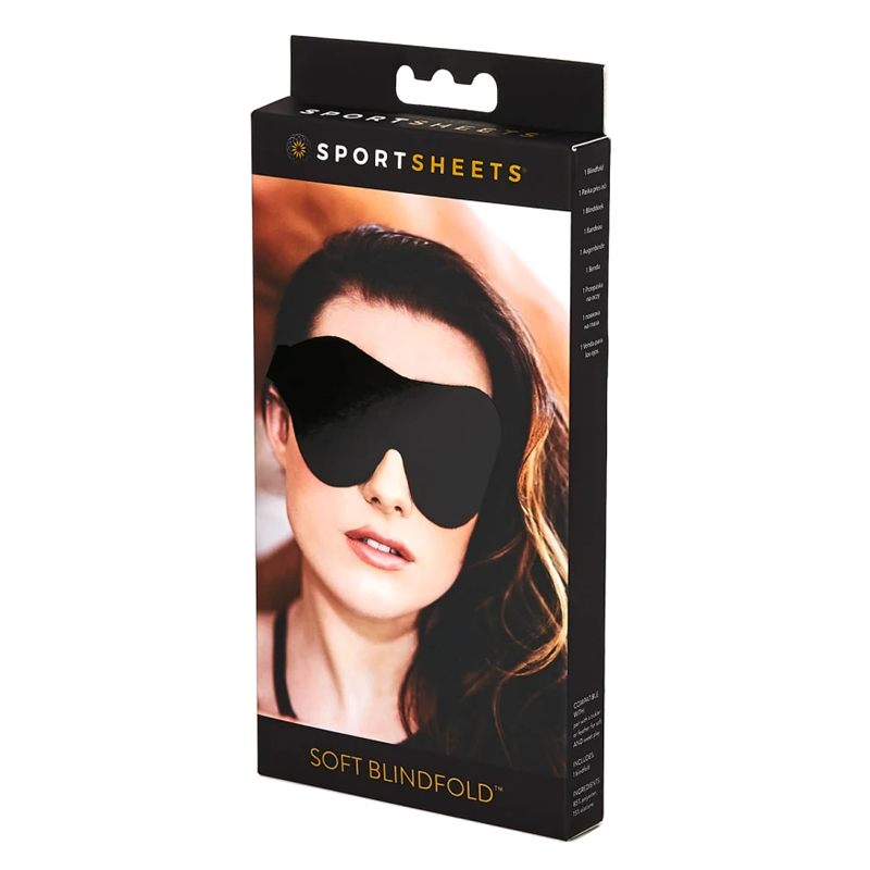 Soft Black Blindfold