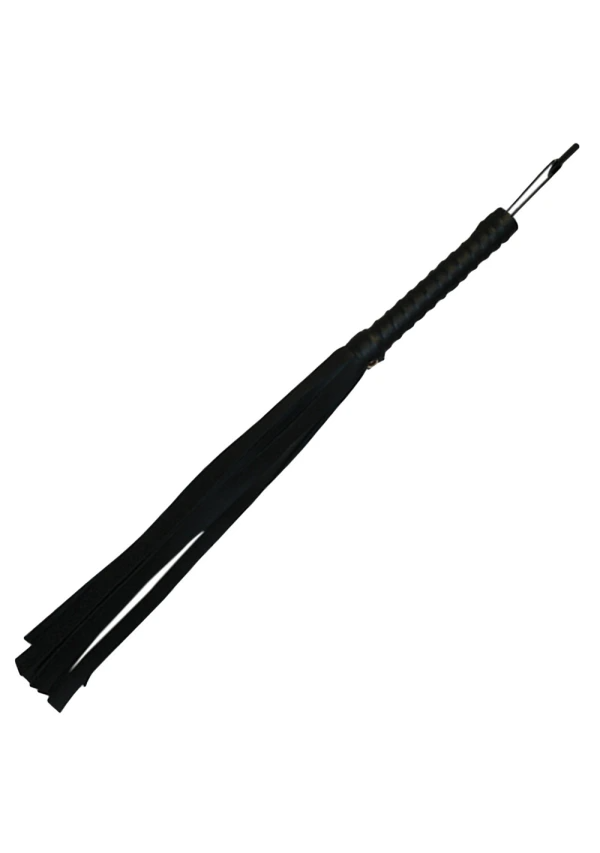 Faux Leather Flogger - Black