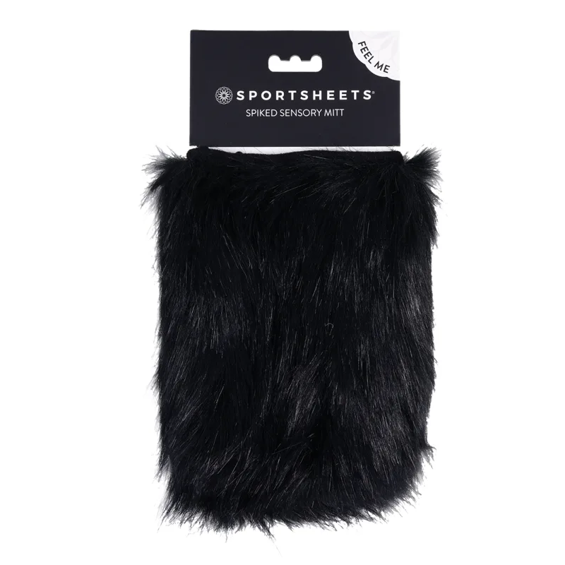 Spiked Sensory Mitt - Black