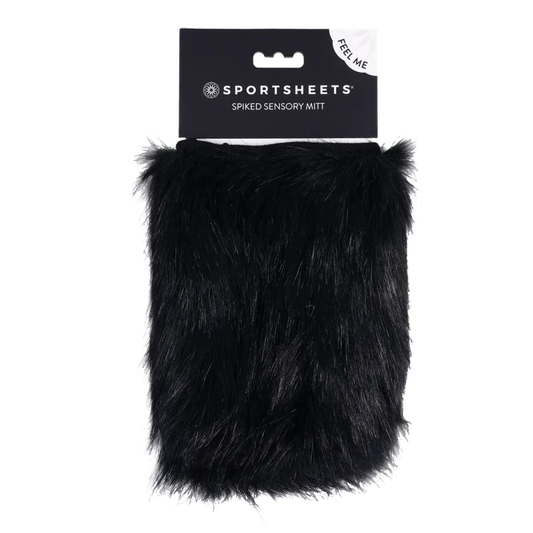 Spiked Sensory Mitt - Black