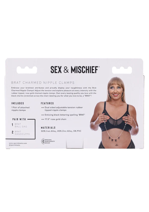 Brat - Charmed Nipple Clamps