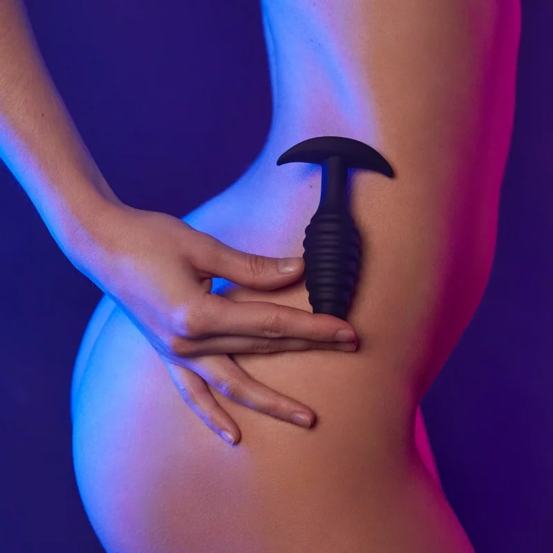 Spiral Plug - Black Silicone