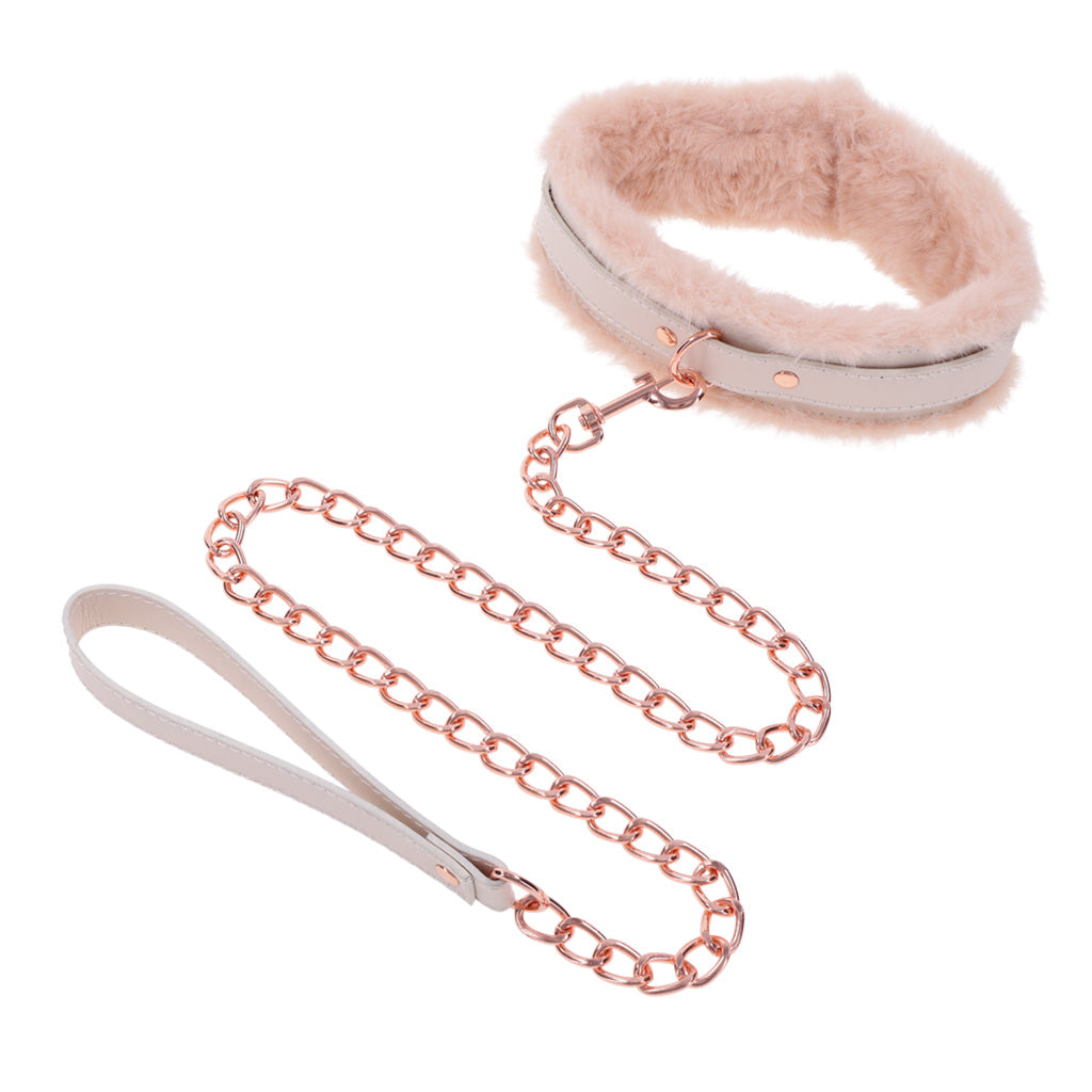 Peaches ‘n CreaMe - Fur Collar & Leash