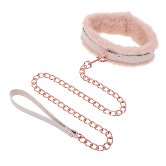 Peaches ‘n CreaMe - Fur Collar & Leash
