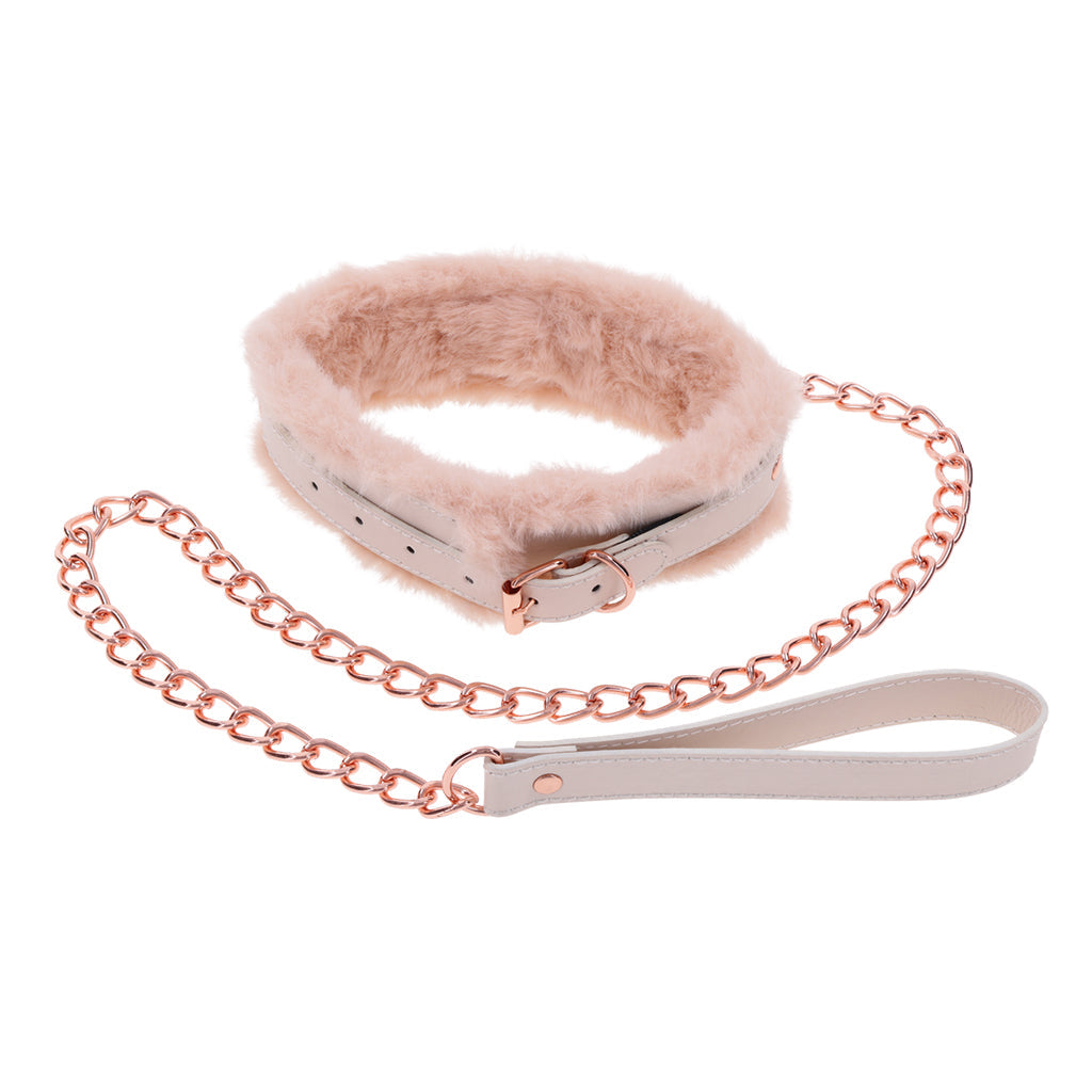 Peaches ‘n CreaMe - Fur Collar & Leash