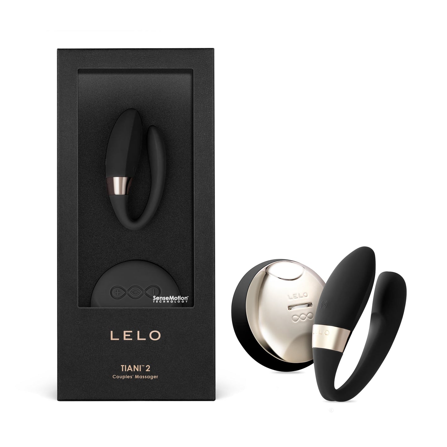 Tiani 2 Remote Controlled Dual Action Vibrator - Black