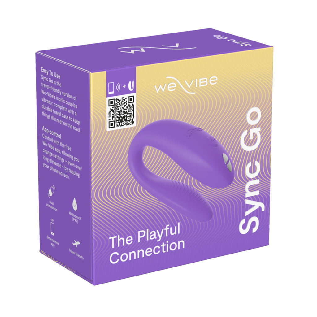 Sync Go - App Controlled Wearable Vibrator - Purple