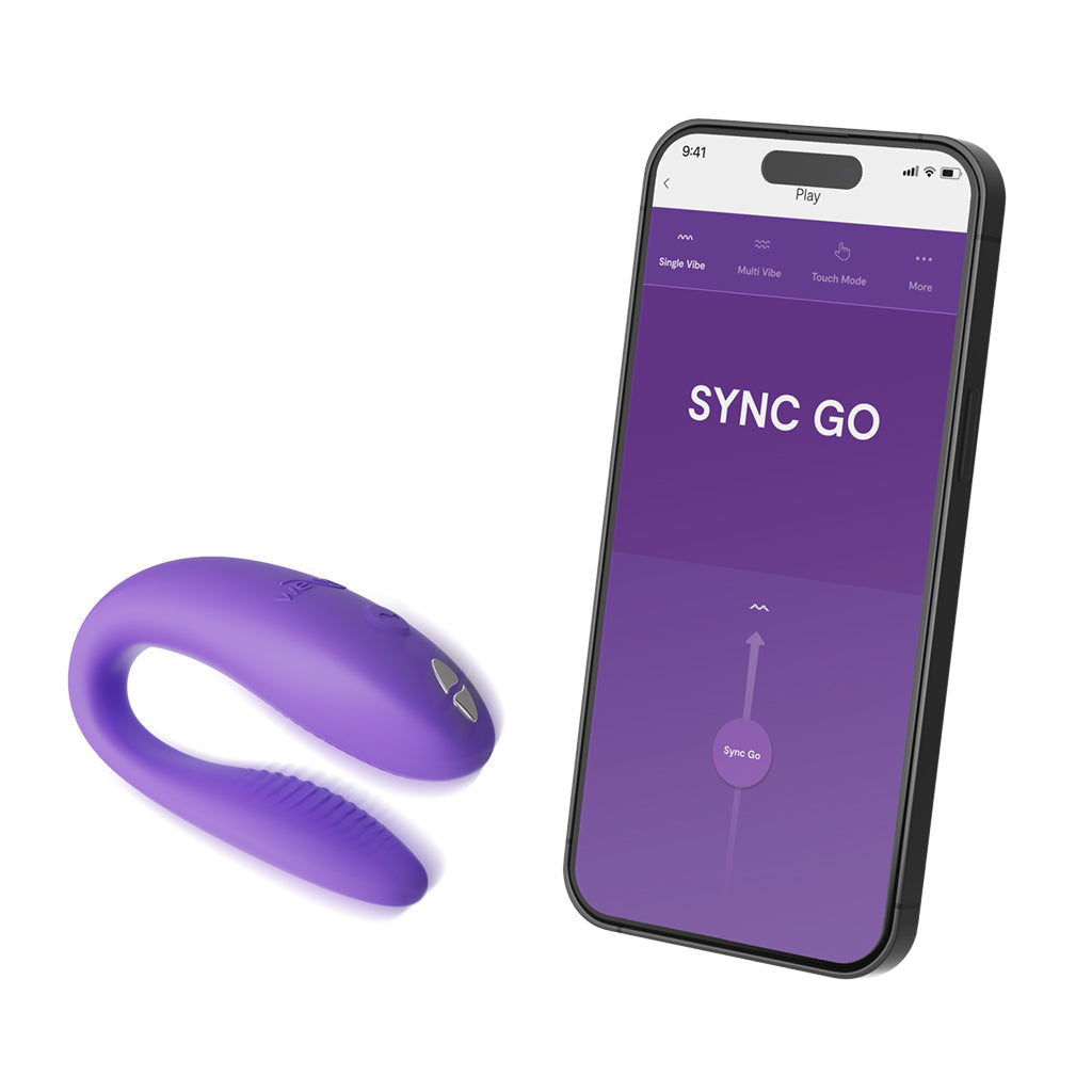 Sync Go - App Controlled Wearable Vibrator - Purple