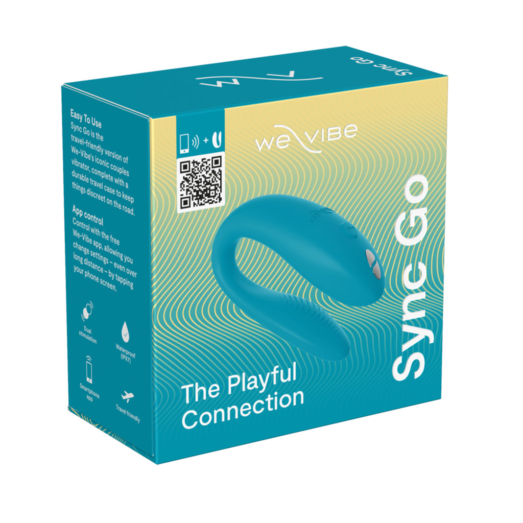 Sync Go - App Controlled Wearable Vibrator - Turquoise