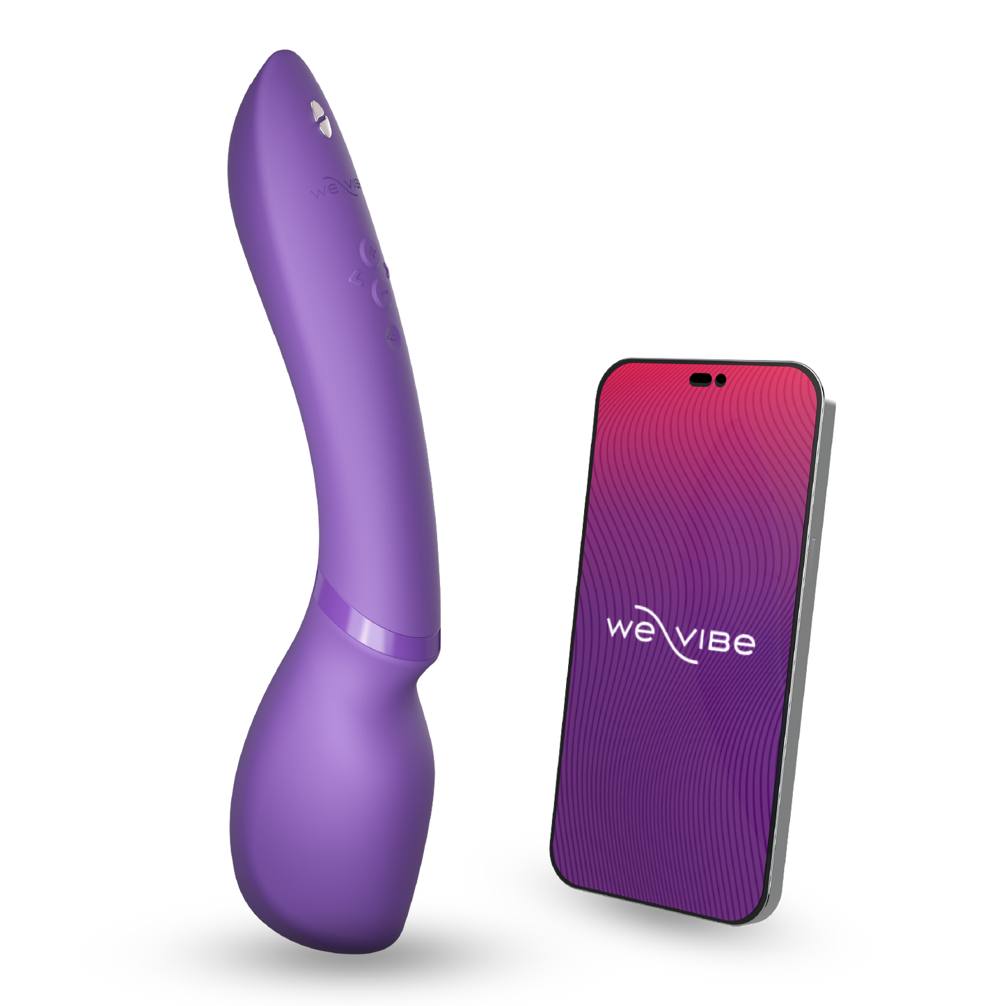 Wand 2 - Purple App Controlled Wand Vibrator