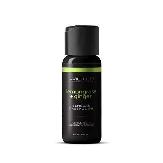 Wicked Massage Oil Lemongrass + Ginger