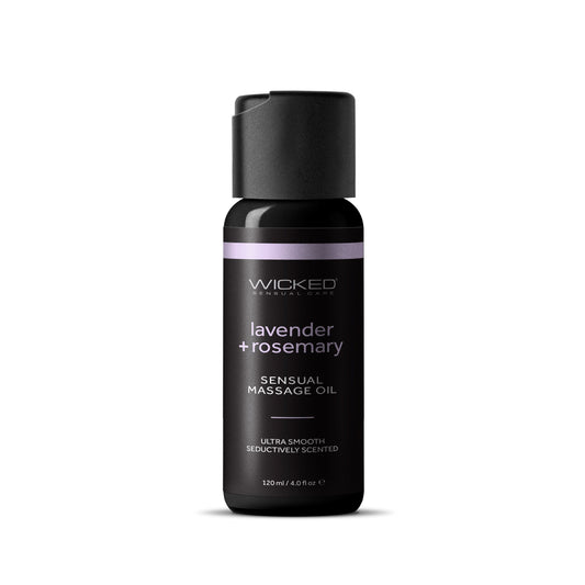 Wicked Sensual Massage Oil Lavendar + Rosemary