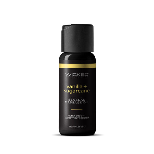 Wicked Massage Oil Vanilla + Sugercane