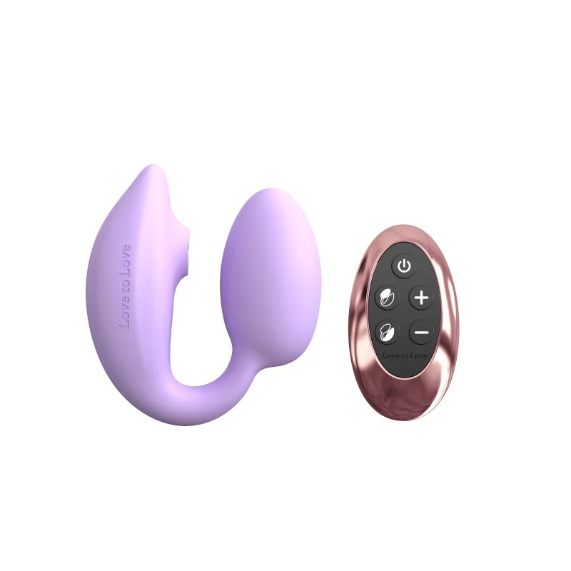 Wonderlover Remote Controlled Clitoral & G-Spot Vibe - Viva Mauve
