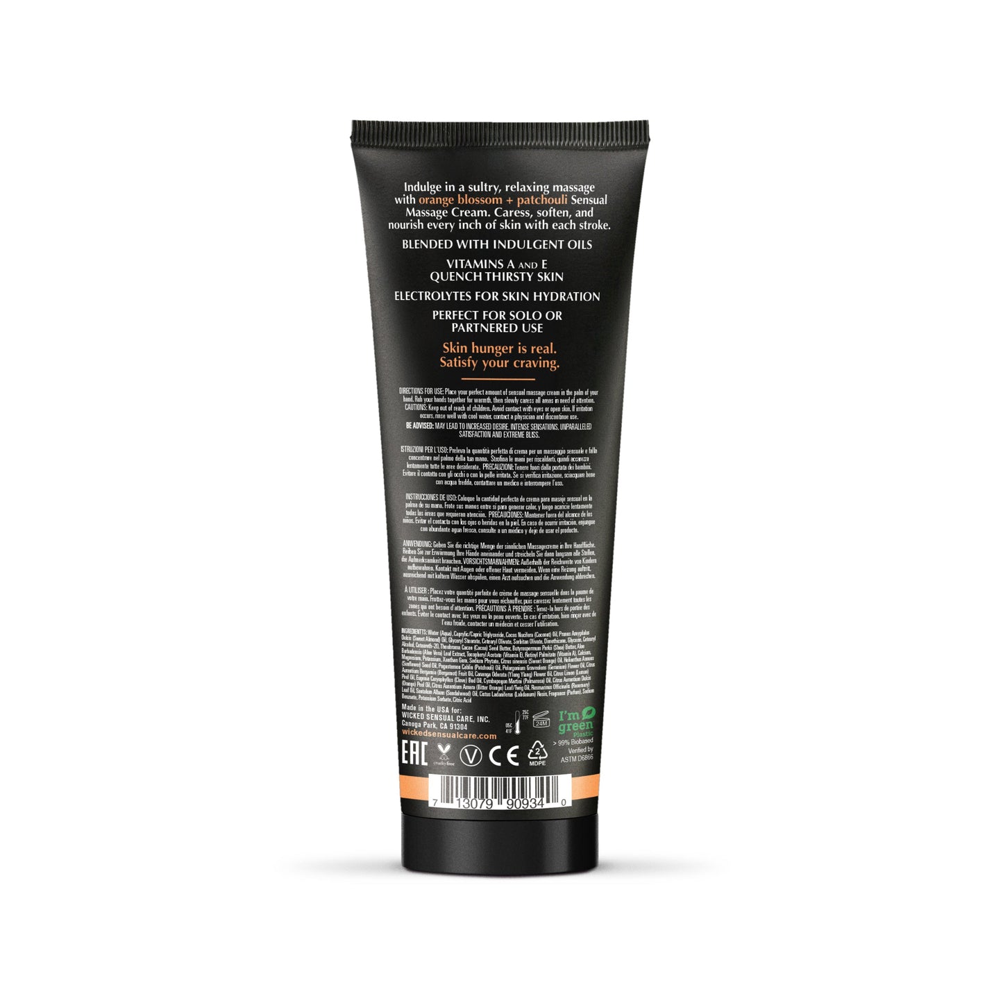 Wicked Massage Cream Orange Blossom & Patchouli