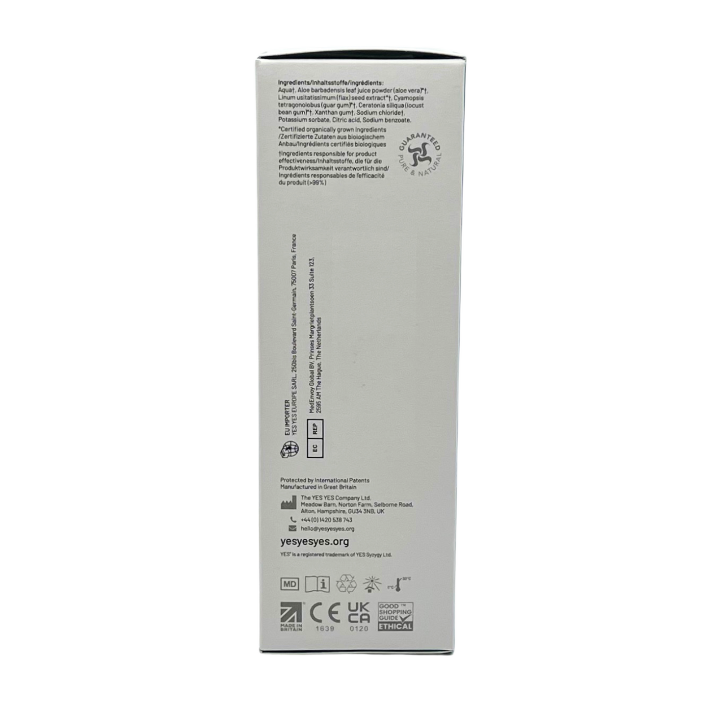 Water Based Organic Lubricant 100ml