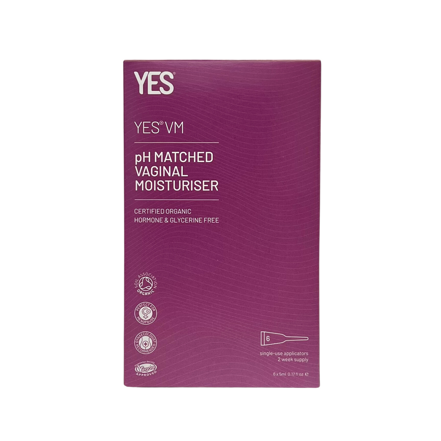 YES VM Vaginal Moisturizer Applicators 6 pack