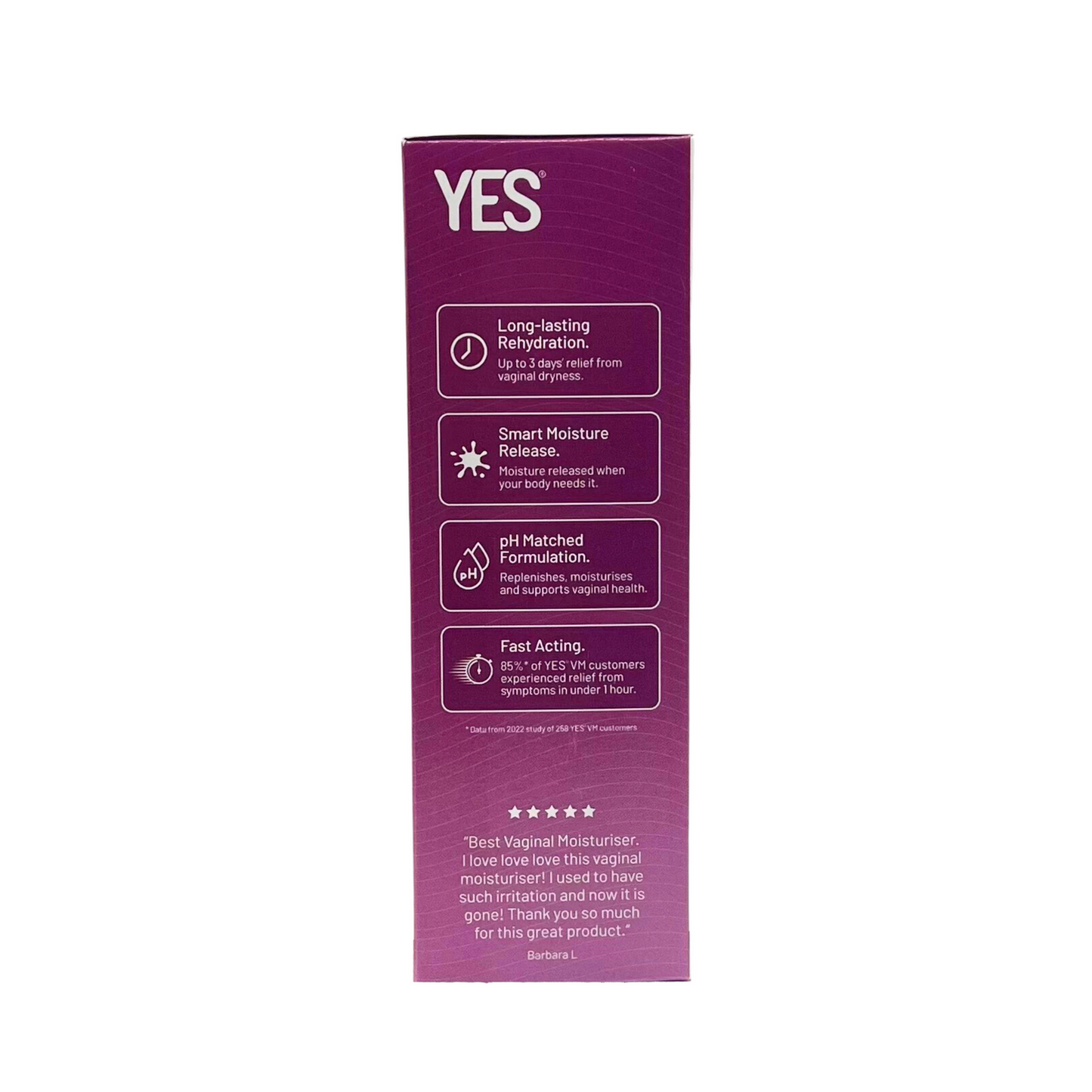 YES VM Vaginal Moisturizer Applicators 6 pack
